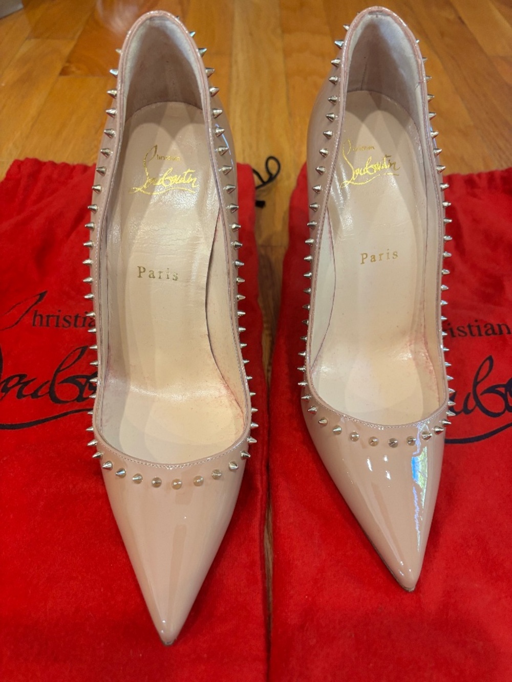 Christian Louboutin/37 (US 7)/Beige